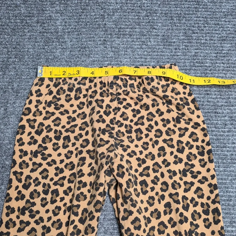 Old Navy Leopard Print Pajama Set Softest Tee and Leggings‎ Girl's Size XL 14-16
